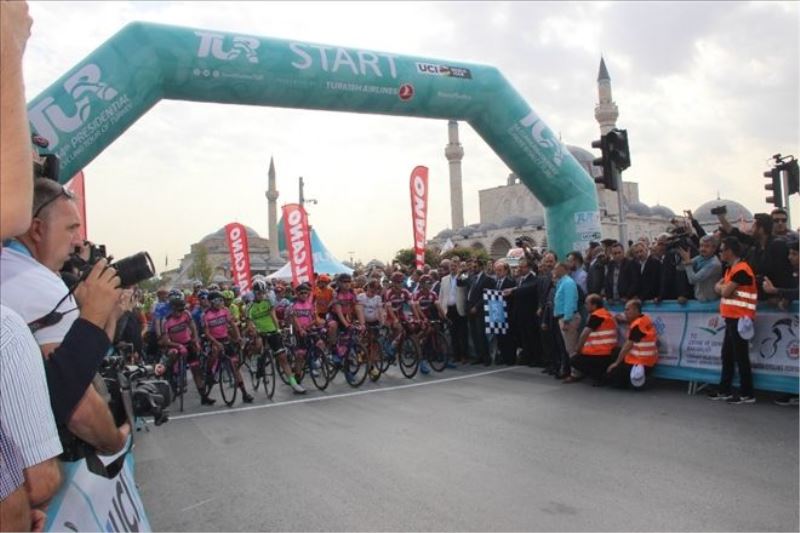 Cumhurbaşkanlığı Bisiklet Turu Konya’dan start aldı 