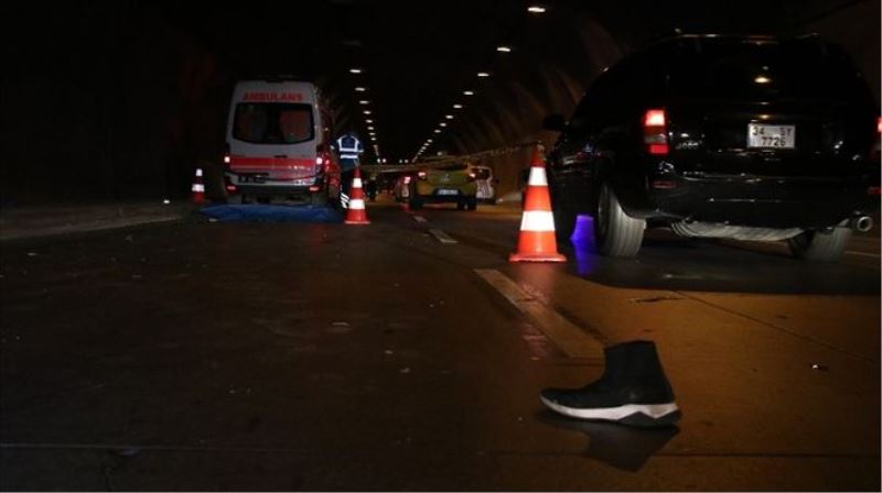 Kağıthane Tüneli’nde motosiklet yola savruldu: 1 ölü, 1 yaralı