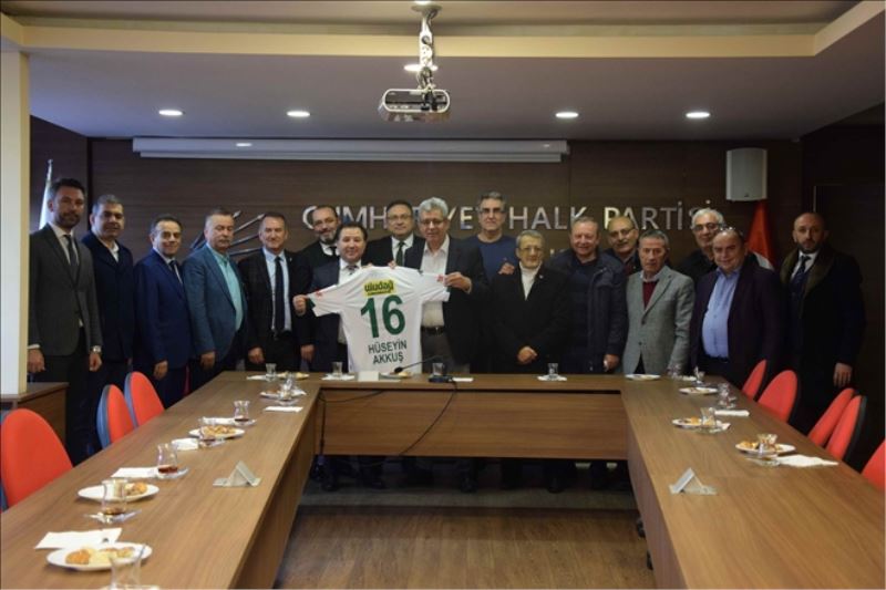 Bursaspor yönetiminden CHP ziyareti