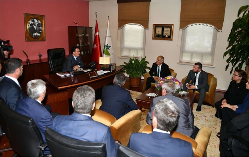 Yenişehir Belediye Başkanı Aydın´dan Dündar´a Ziyaret