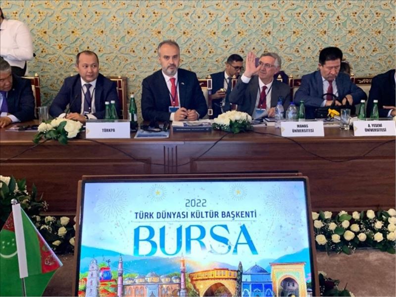 Bursa ‘2022 Türk Dünyası Kültür Başkenti´ ilan edildi