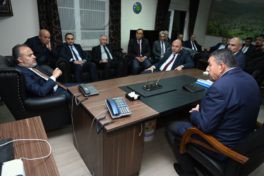 Başkan Aktaş Orhangazili vatandaşlarla görüştü