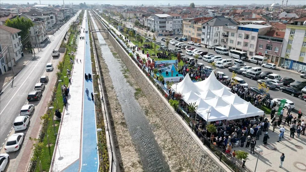 Kanal İnegöl törenle açıldı