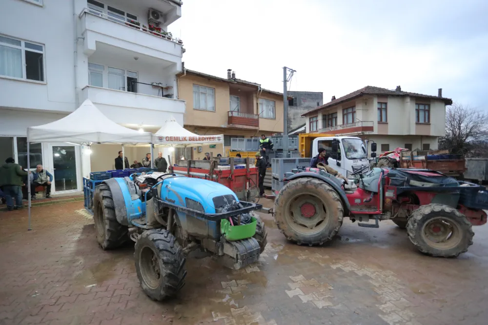 DÜZELTME Gemlikli Çiftçinin Yüzü Gemlik Belediyesi