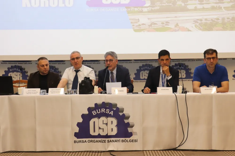  BURSA OSB’NİN 13. GENEL KURULU YAPILDI