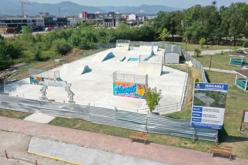 Kocaeli Büyükşehir’den Kartepe’ye skate park