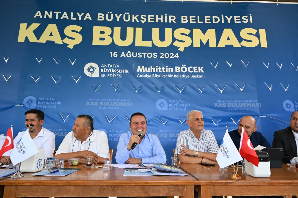 Böcek, ‘Kaş’ın 50 yıllık su sorununu çözeceğiz’