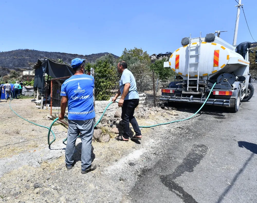 İzmir Büyükşehir’den üreticinin su talebine acil çözüm