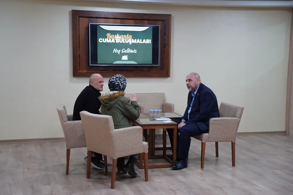 Başkan Aydın’dan Açık Kapı Cuma Buluşmaları