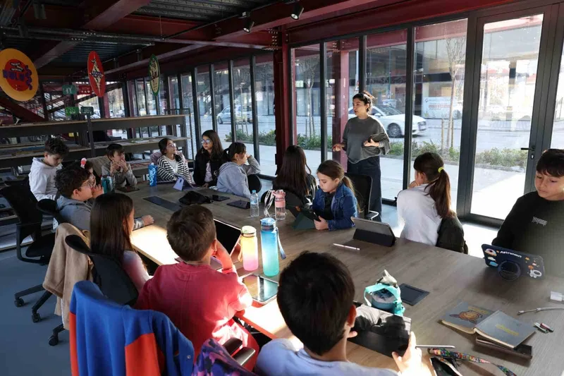 Nilüfer’de çocuklar animasyonun temellerini öğrendi
