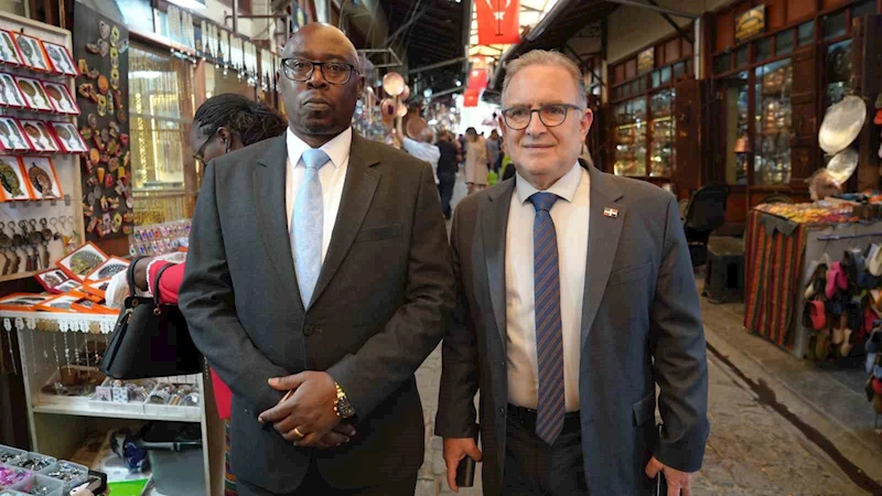Dominik ve Kenya Büyükelçileri Gaziantep’e hayran kaldı
