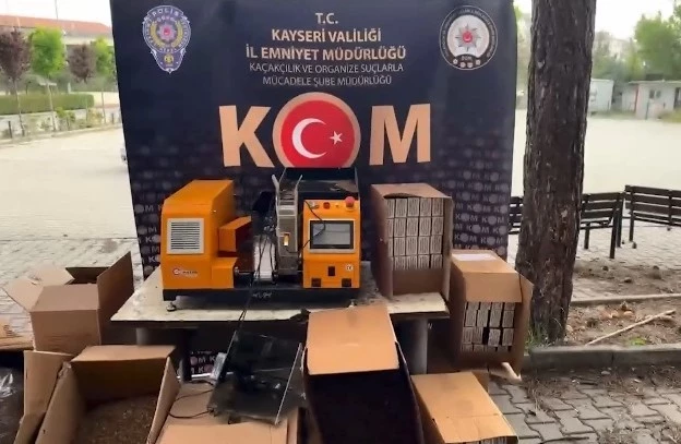 Kayseri’de 70 kilo kaçak tütün yakalandı
