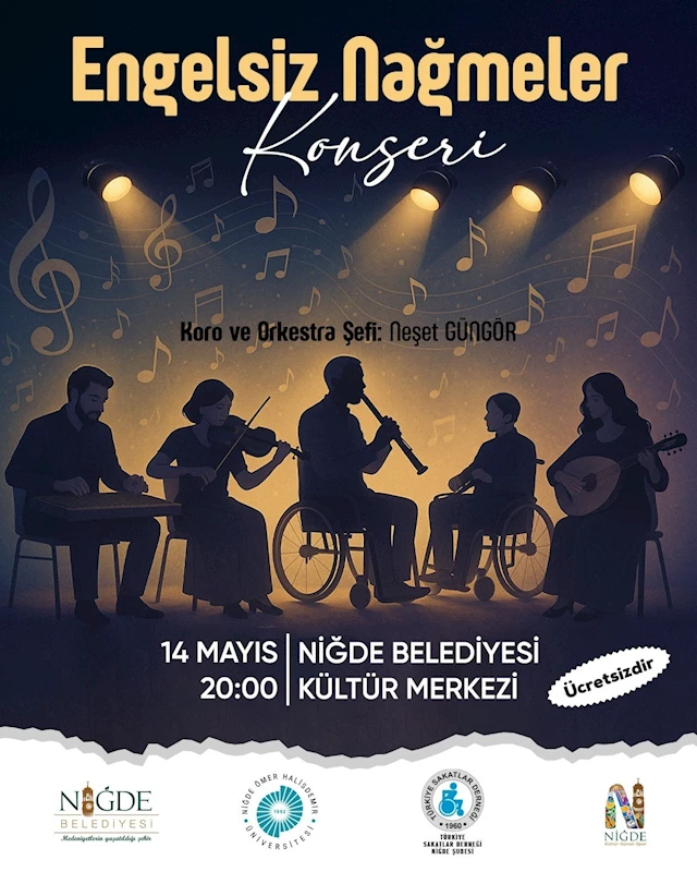 Niğde’de Engelsiz Nağmeler konseri
