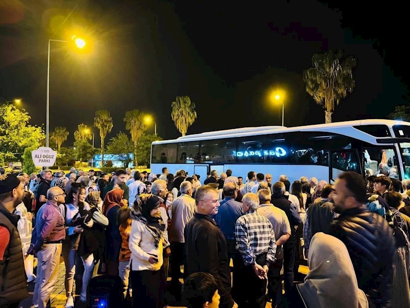 Gazipaşa’da hacı adayları kutsal topraklara uğurlandı
