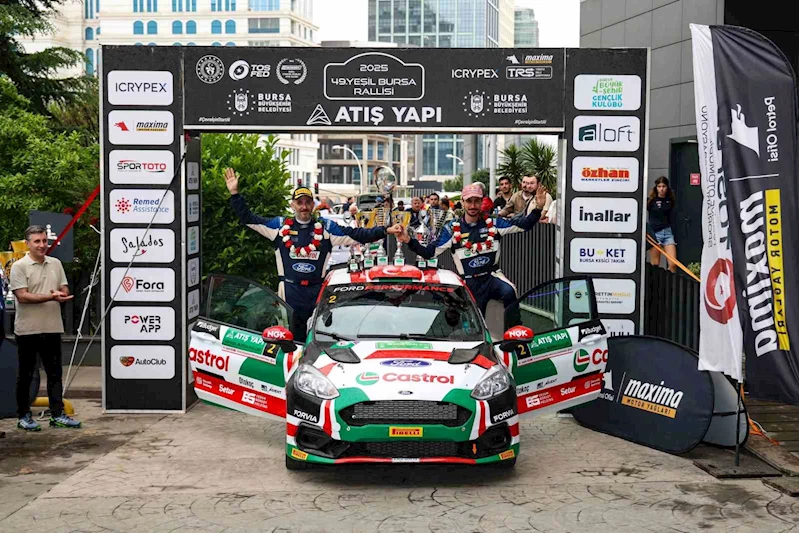 Castrol Ford Team Türkiye, Yeşil Bursa Rallisi’nde Markalar Kupası’nı kazandı
