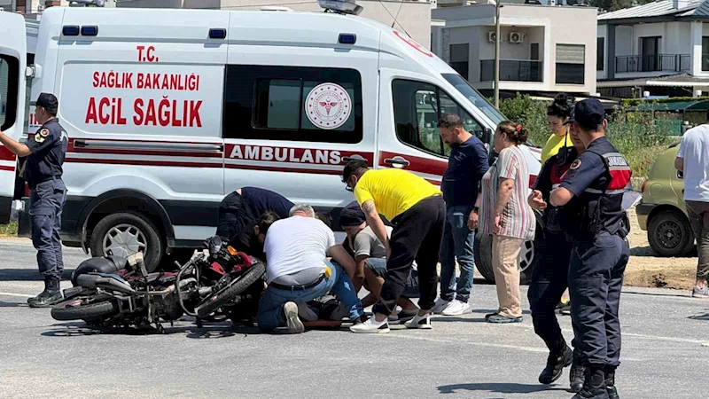 Kuşadası’nda motosiklet kazası: 2 yaralı
