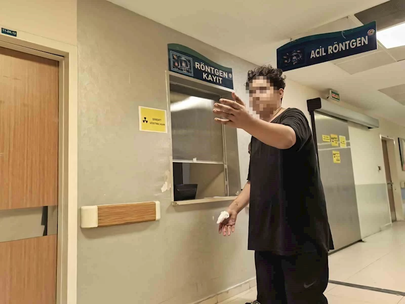Bursa’da motosiklet zincirine elini kaptıran gencin parmağı koptu

